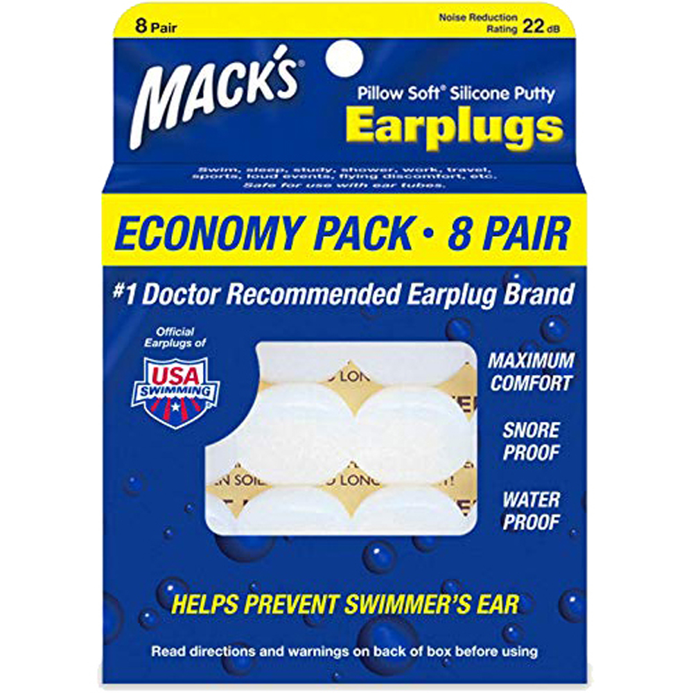Macks 필로우소프트 수면 귀마개 흰색, 1개, 8쌍 9,090원