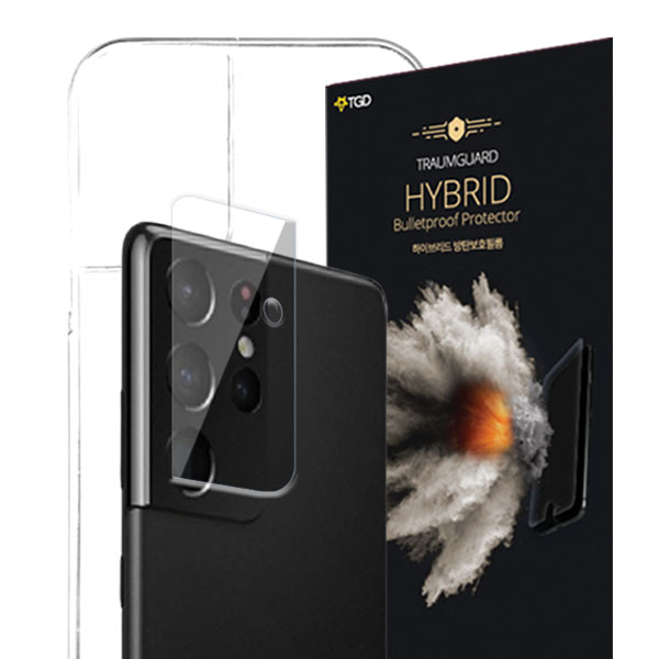 TGD 트라움가드 갤럭시 울트라 S21 시리즈 풀커버 방탄 액정보호필름 전면2장+카메라강화유리1장 20,900원