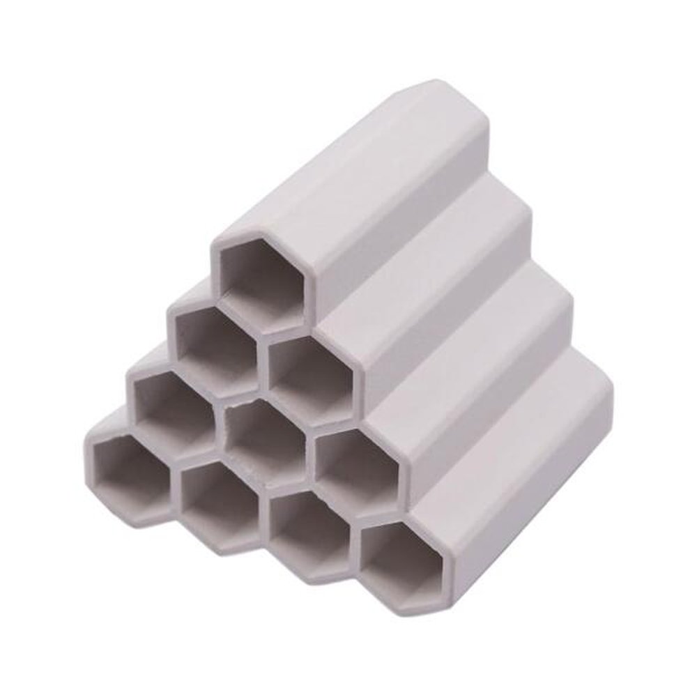 안루이 도자기 새우와 베타 쉼터 10홀 어항 장식 벌집 터널 수족관 시클리드 작은 물고기 숨겨진 품종 서식지를 위한 테마 장식품 흰색 82,220원