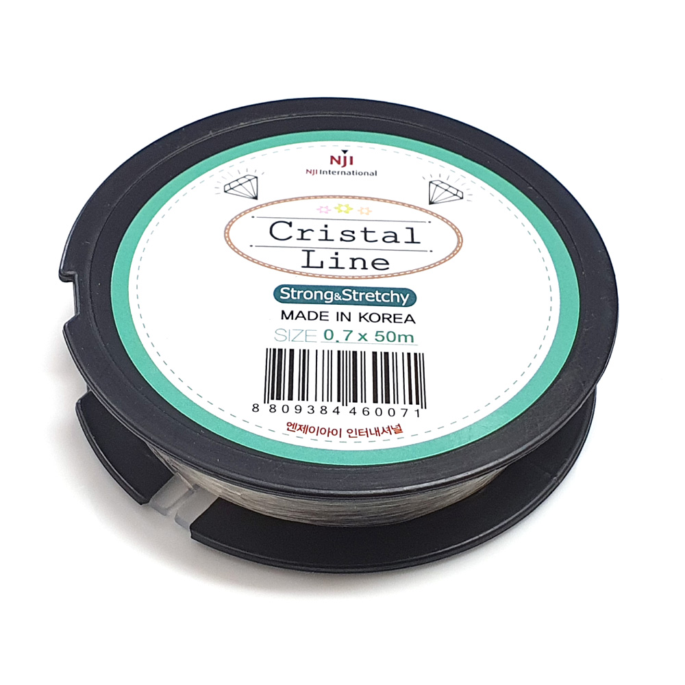 ALL 팔찌고무줄 0.7mm 투명 우레탄줄 50m 한롤 11,500원