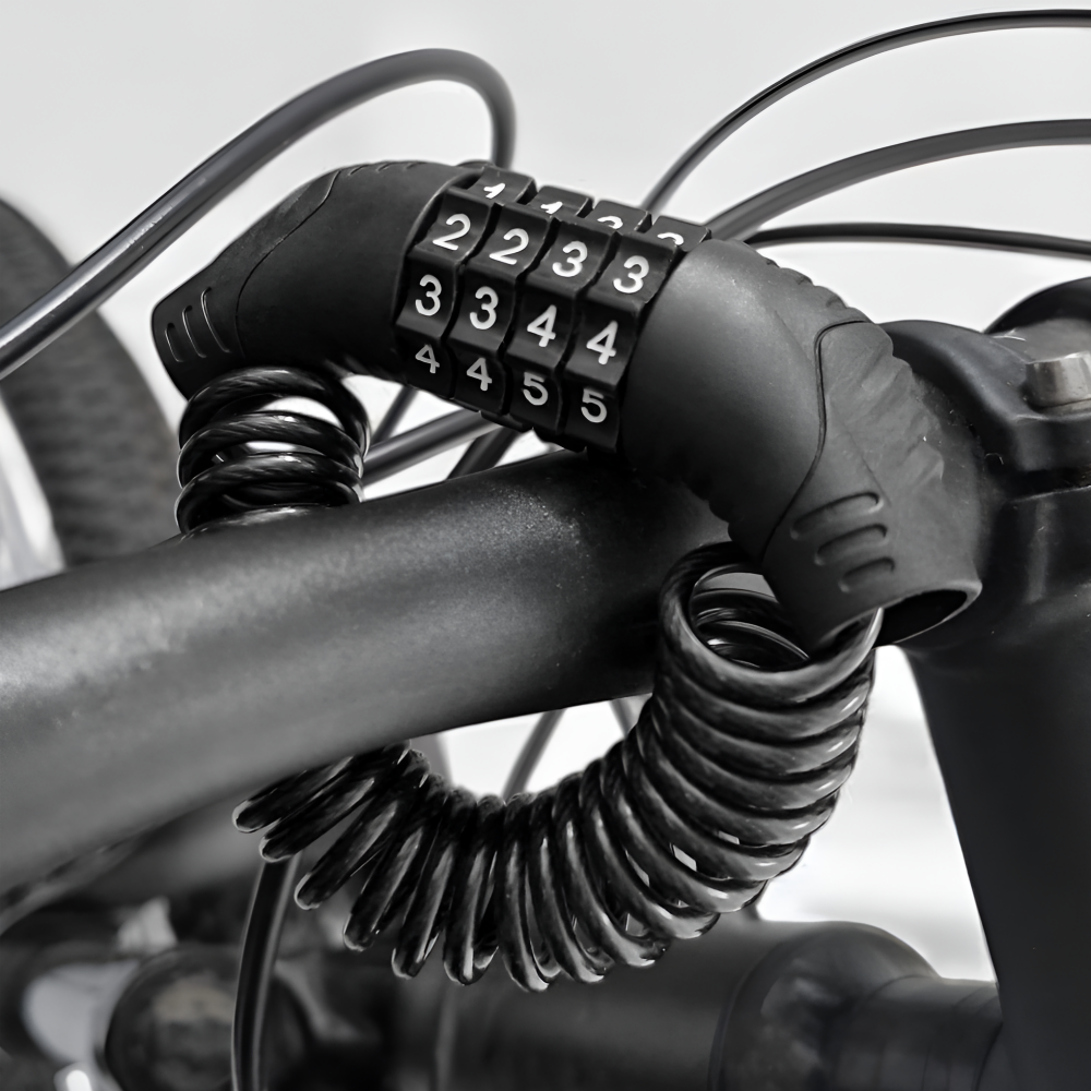 경량 자전거 자물쇠 케이블 번호키 와이어 락 5,900원