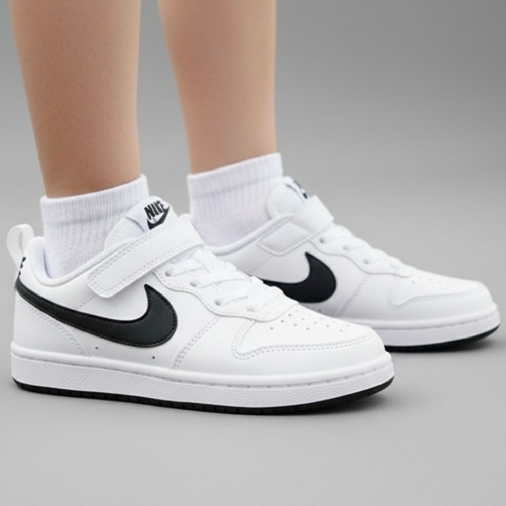 나이키 키즈 운동화 코트버로우 로우 리크래프트 PS 초등 찍찍이 벨크로 신기편한, 현재가 49,000원