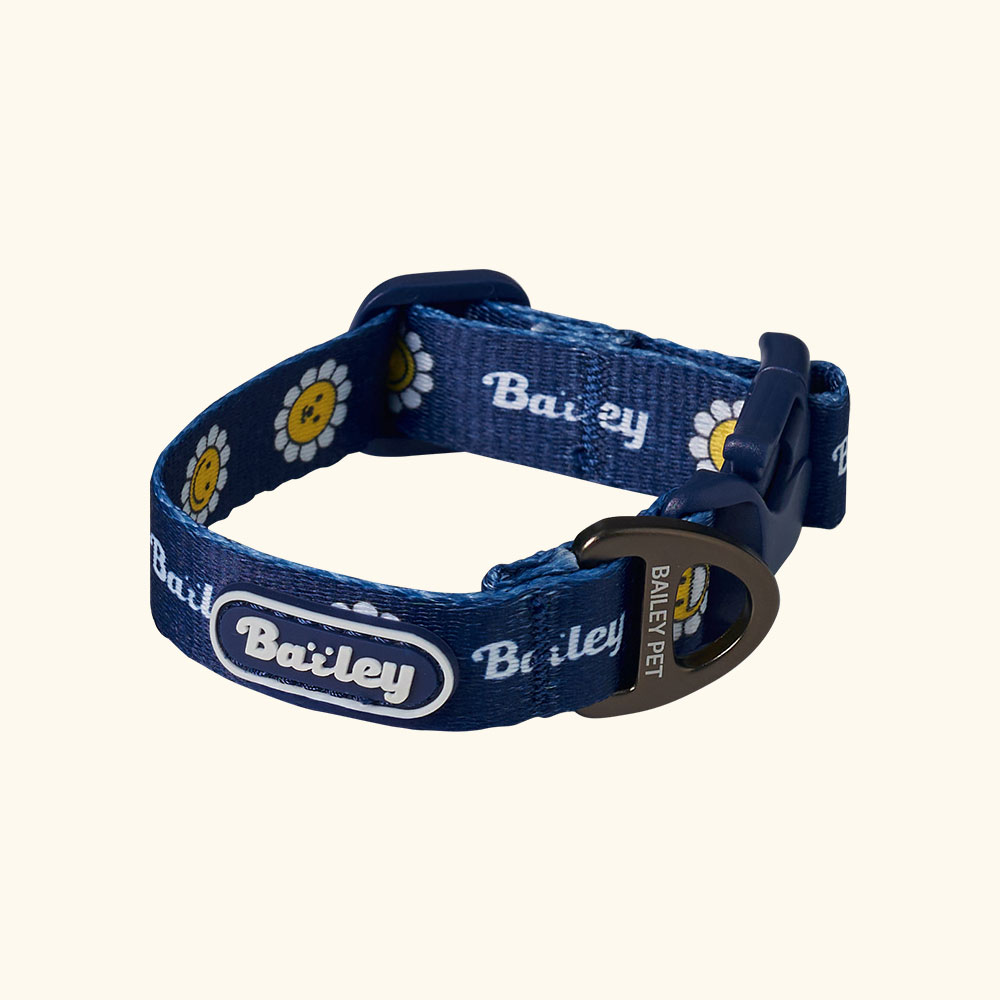 베일리펫 강아지 소형견 중형견 산책 데이지 워키 목줄, 1개, 네이비 18,900원
