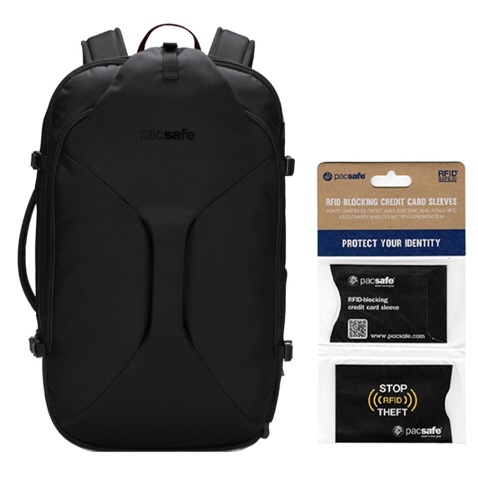 팩세이프 트래블백팩 도난방지가방 EXP45 + RFID 차단 카드 슬리브 세트 324,000원