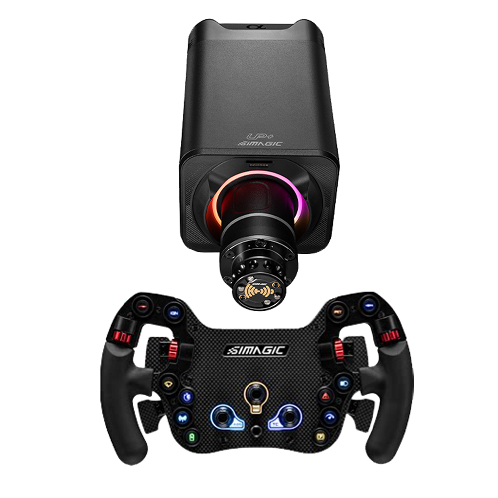 SIMAGIC Alpha Evo pro 레이싱 베이스 + FX-C 스티어링 휠 세트, 1개, Evo pro+ Fx-C 1,550,000원