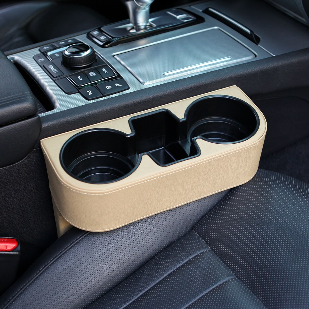 엠노블 차량용 가죽 컵홀더 트레이 사이드포켓 차량 틈새 자동차 컵 홀더 9,900원