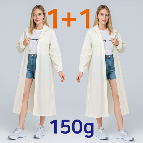 메가잇템 에바 남여공용 비옷 레인코트 일회용 다회용 우비 (1+1) 6,930원