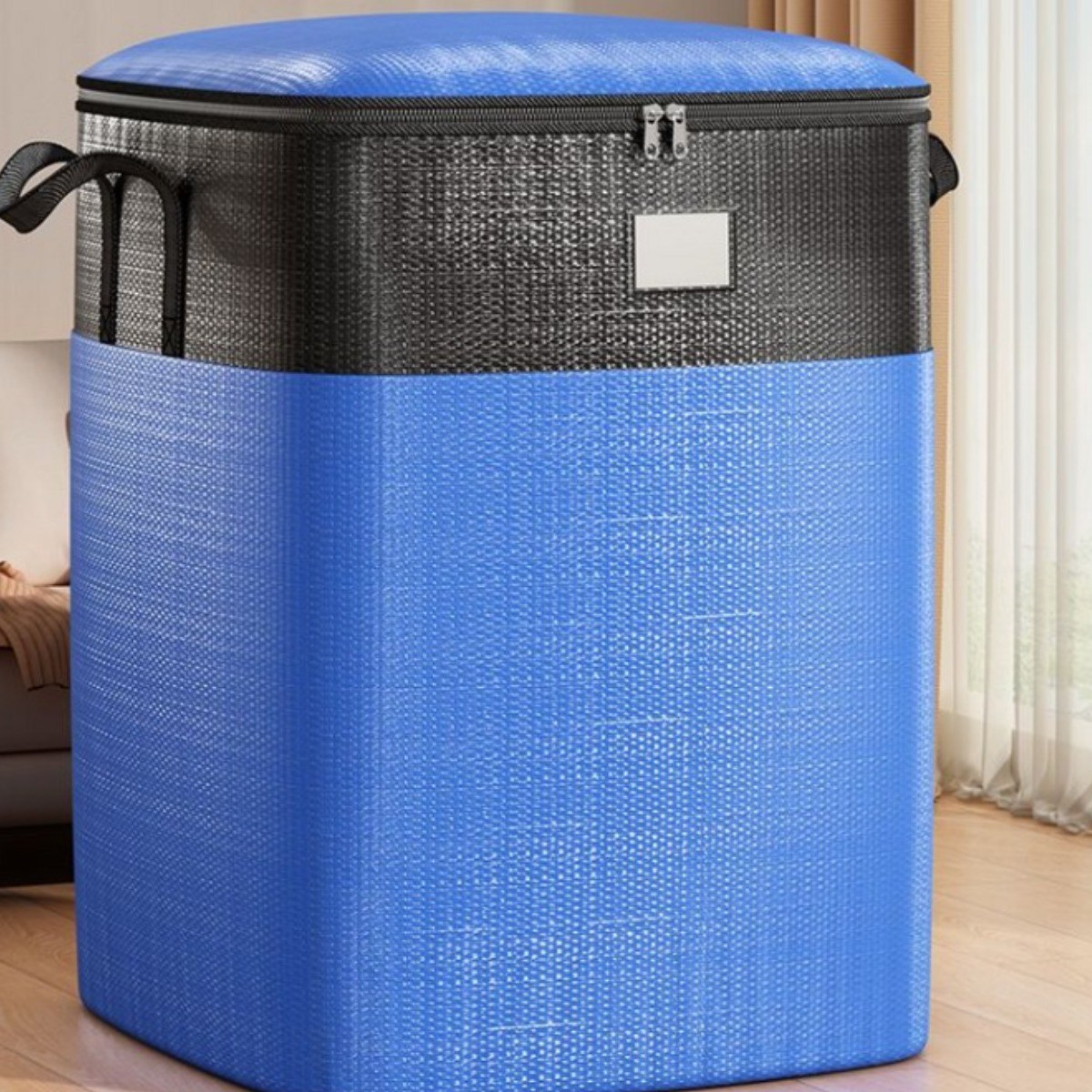 2pcs 튼튼한 초대형 이사 가방 180L 손잡이 이불 정리 옷 이삿짐 캠핑 이사박스, 4개, 블루 32,630원