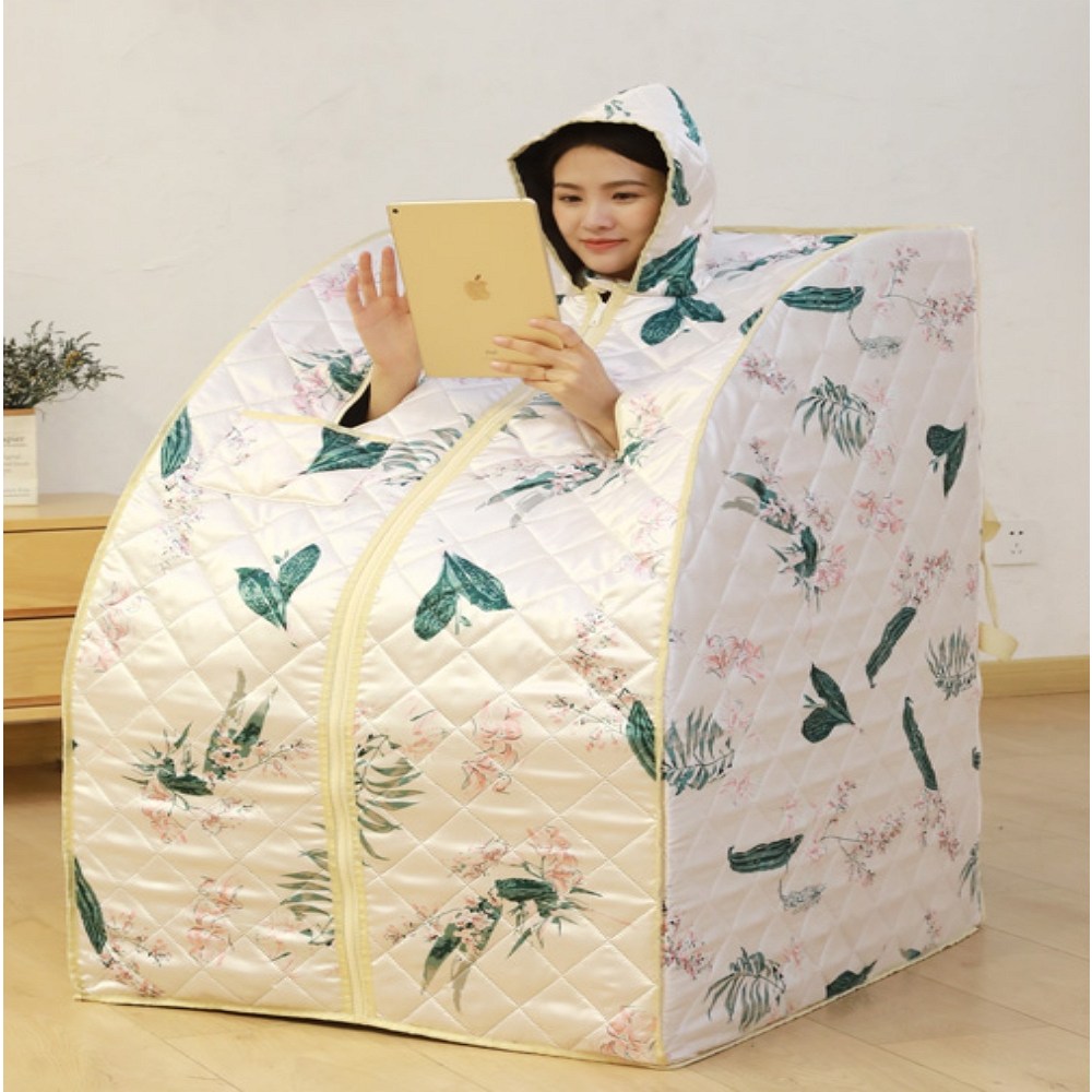 업그레이드 RJINA 고급형 버전 1인용 접이식 스팀 사우나 건식 가정용사우나 104,000원