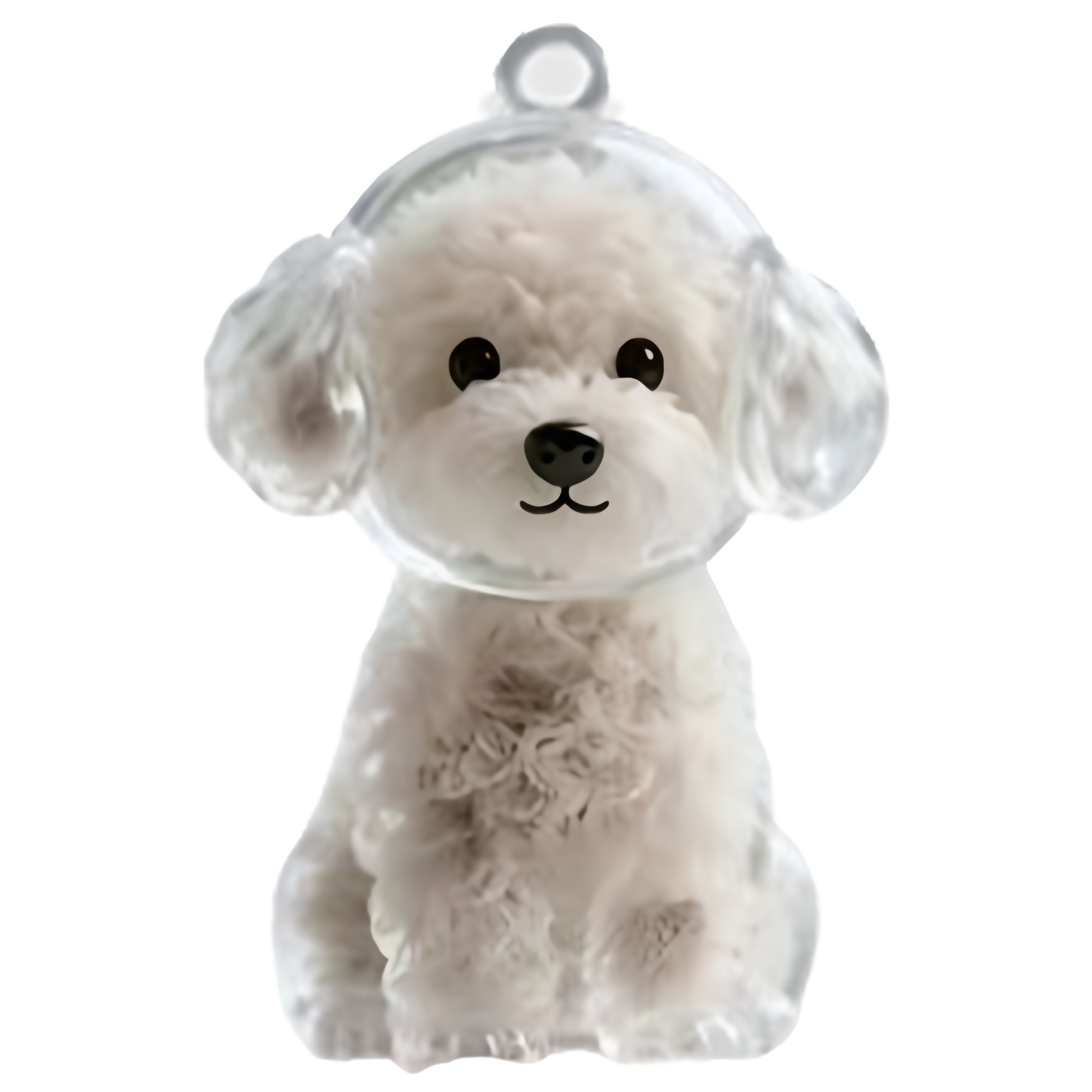 디에르니 강아지 털 보관 키링 투명 캡슐 반려견 펫로스 메모리얼 키홀더, 1개, 푸들멍 6,900원