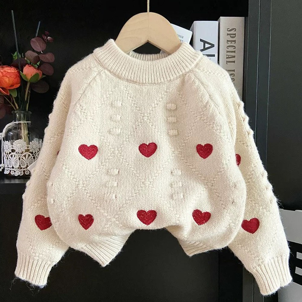 Arbe 여아용 모리스 하트 니트 19,300원