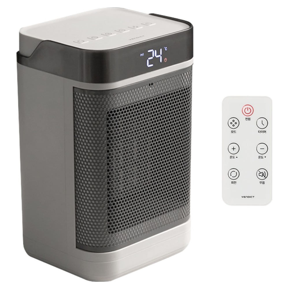 벤딕트 가정용 미니 전기 탁상형 온풍기, 오프화이트, VDT-PH1A 69,700원