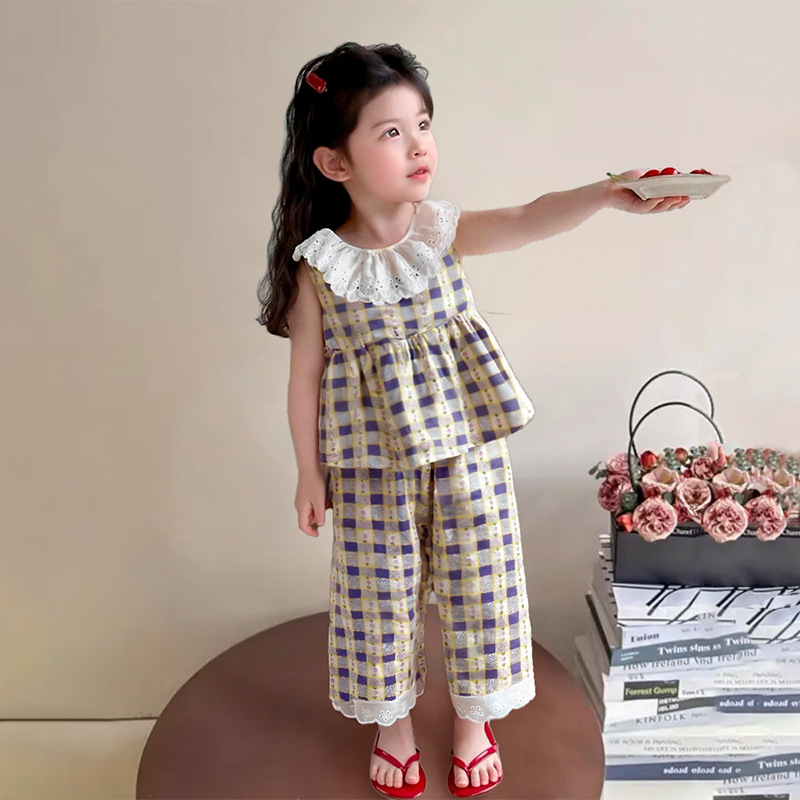 UPPERCUT 러블리 여아 민소매 상하세트 초등여아 여름 상하복세트 걸즈 민소매 티셔츠 플리츠 상하세트 냉장고 상하복 15,900원