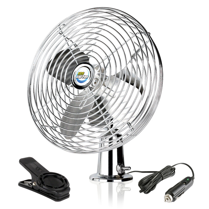 카모아 ECO 크롬 메탈 집게형 선풍기(8인치) 12V 24V 차량용자동차 에코카팬, 에코 메탈 카팬(8인치12V) 34,000원