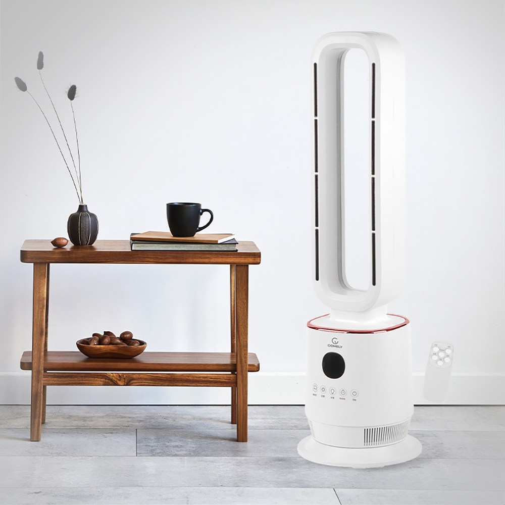 코멜리 PTC 날개없는 타워팬 온풍기 전기히터 139,000원