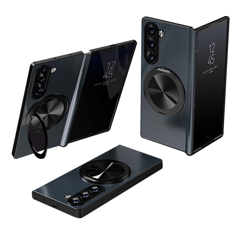 갤럭시 Z 폴드 힌지보호 천연 가죽  magsafe 360도 각도 조절이 거치대 케이스 28,800원