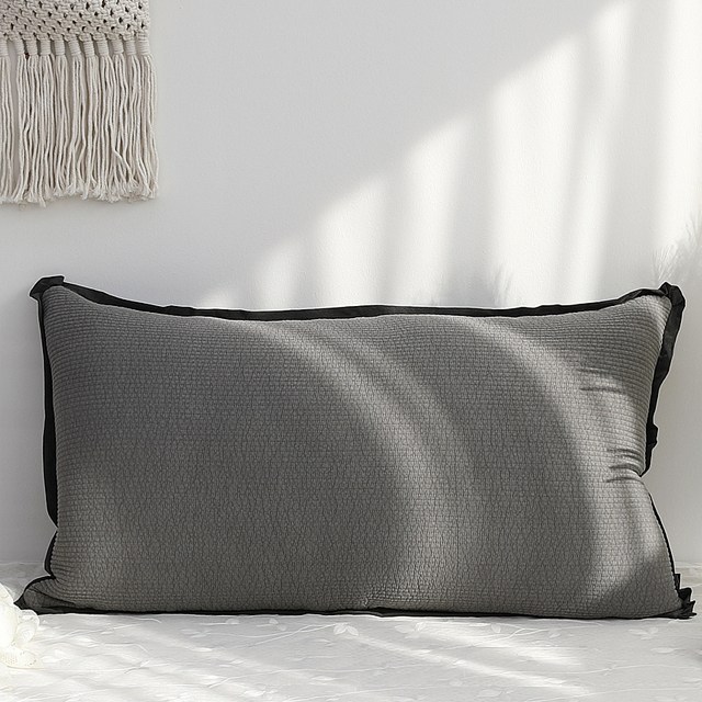 퓨어이즈룸 피그먼트 대형 등쿠션 엣지 110x60 허리쿠션 커버만/솜포함 택1, 앳지그레이 49,900원