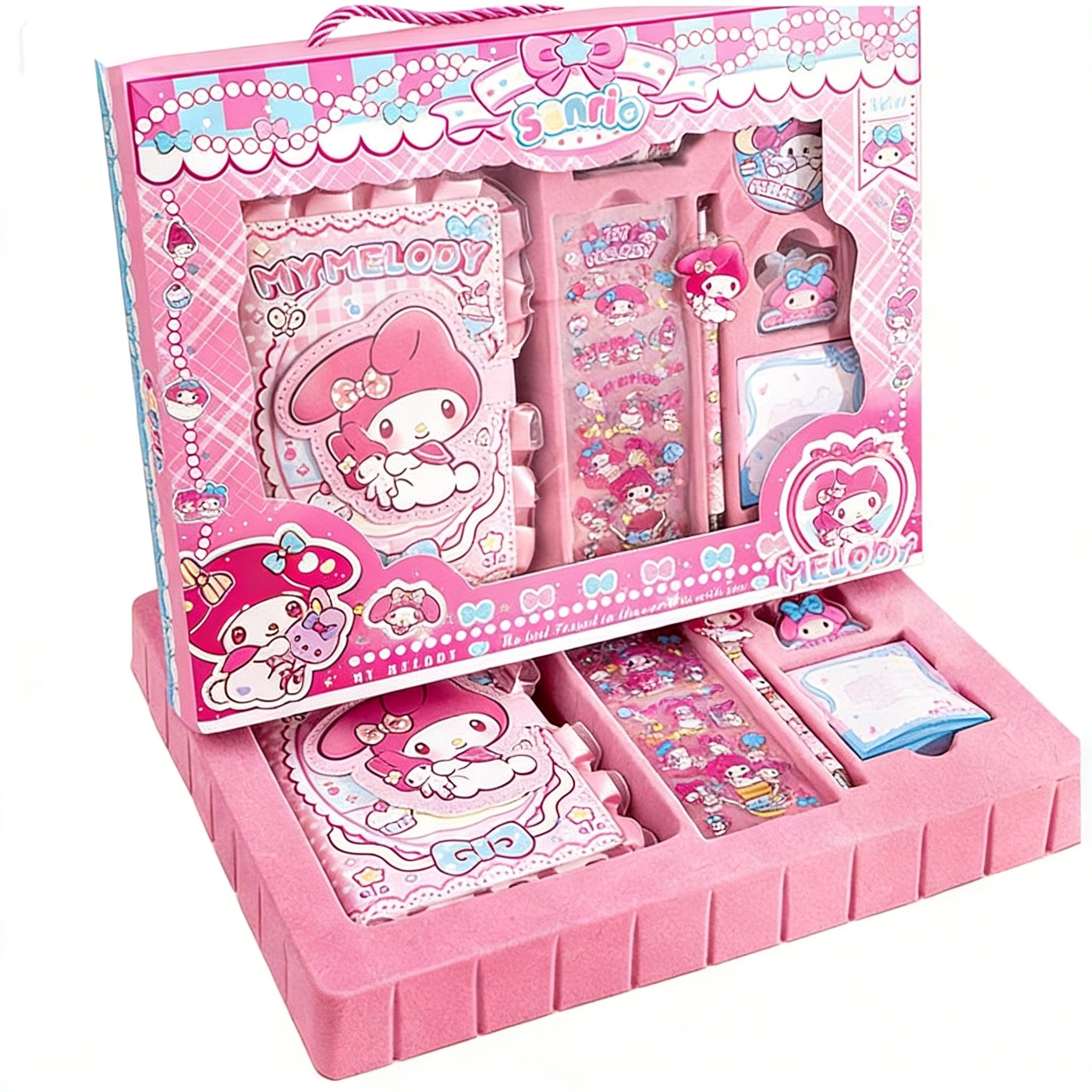 TN77 산리오 귀여운 캐릭터 학용품 초등학생 다이어리 꾸미기 다꾸 필기구 문구세트 선물세트, 마이멜로디 A타입, 1개 16,530원