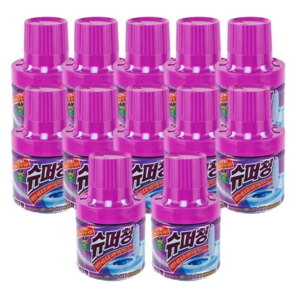 산도깨비 슈퍼청 레몬향 라벤더향 180g 변기세정제 병타입 13,900원