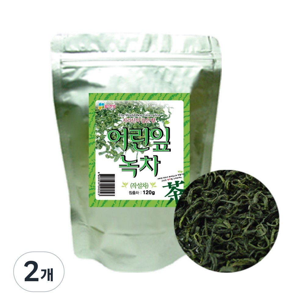 좋은한방 굿허브 지리산 하동 어린잎녹차 120g 22,900원