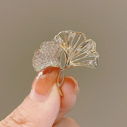 NXNA 도금14K 은행잎프리미엄 니들 블라우스 브로치액세서리 BLCZW-XZ001 79,950원