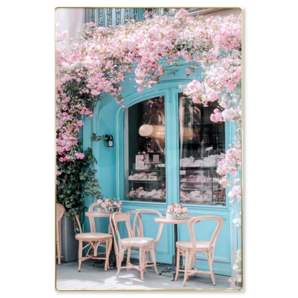 장미 정원 40x60 이쁜 꽃 그림 하이그로시 큐빅 액자 39,000원