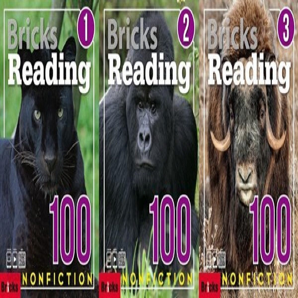 브릭스 논픽션 리딩 100 Bricks Nonfiction Reading 100 (전3권) + 모닝글로리 스프링 노트 & 펜 증정!! 43,200원