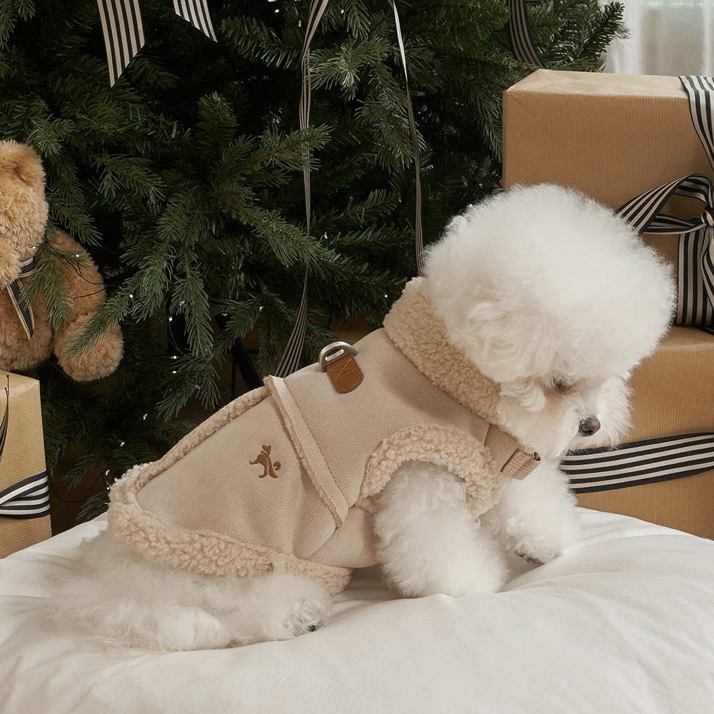 도그아이 강아지 스웨이드 무스탕 16,900원