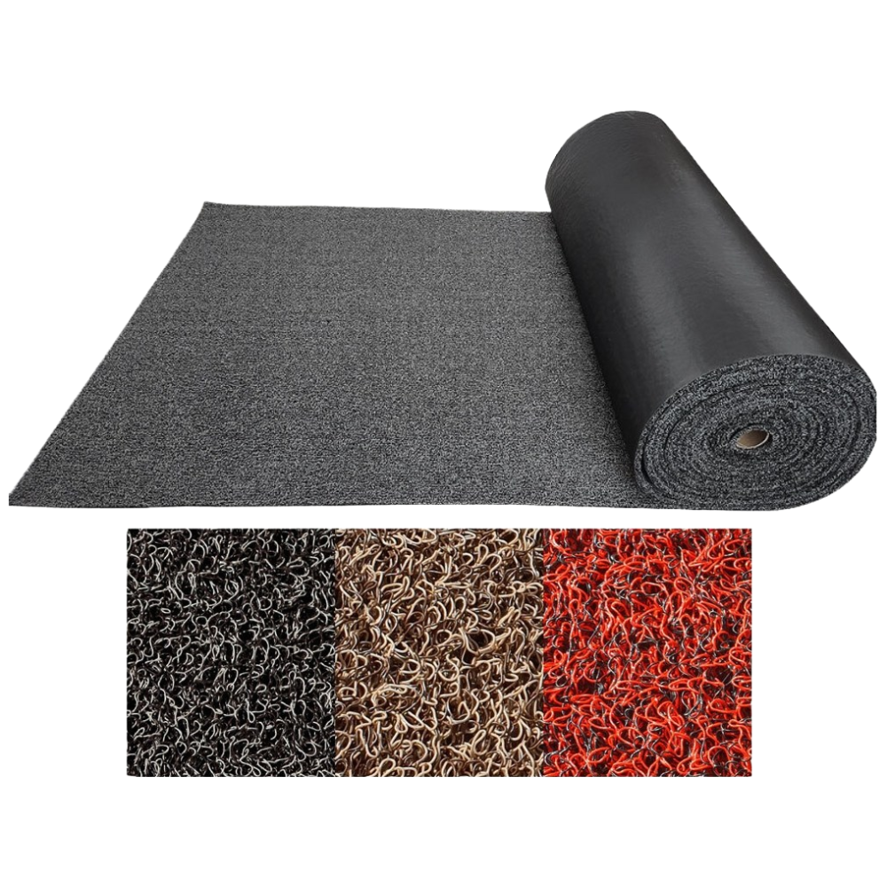 스타그린 미끄럼방지 투톤 코일매트 믹스10mm 1.2M폭 12M 현관 롤 매트, 믹스10 레드, 1개 330,000원