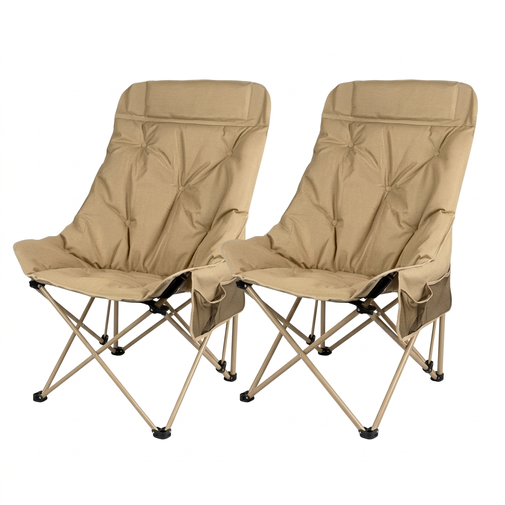 라이프리듬 1+1 쿠션 캠핑 의자 접이식 초경량 릴렉스 체어 낚시 피크닉 38,790원