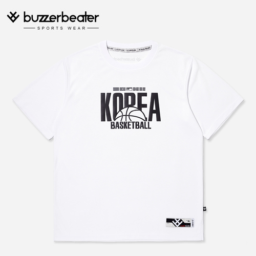 [버저비터] 농구 반팔 흰색 화이트 KOERA REFLEX 티셔츠 KOREA TEE - WHITE 36,000원