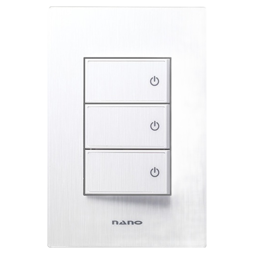아트2 나노전기 SIMPLE 3구 스위치 인테리어 아크릴 배선기구 화이트 4,000원