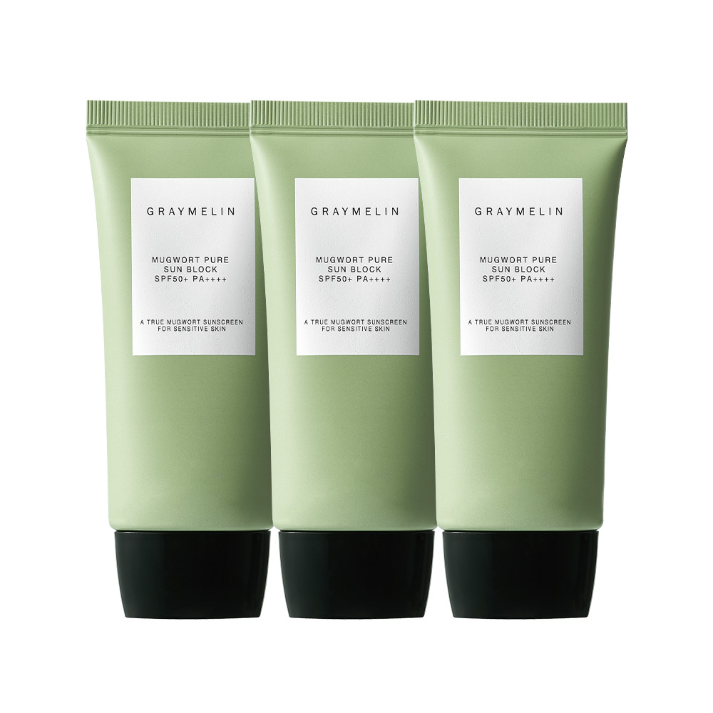 그레이멜린 미백 주름개선기능성 선크림 사철쑥 퓨어 썬블록 SPF50+/PA++++, 3개 75,000원