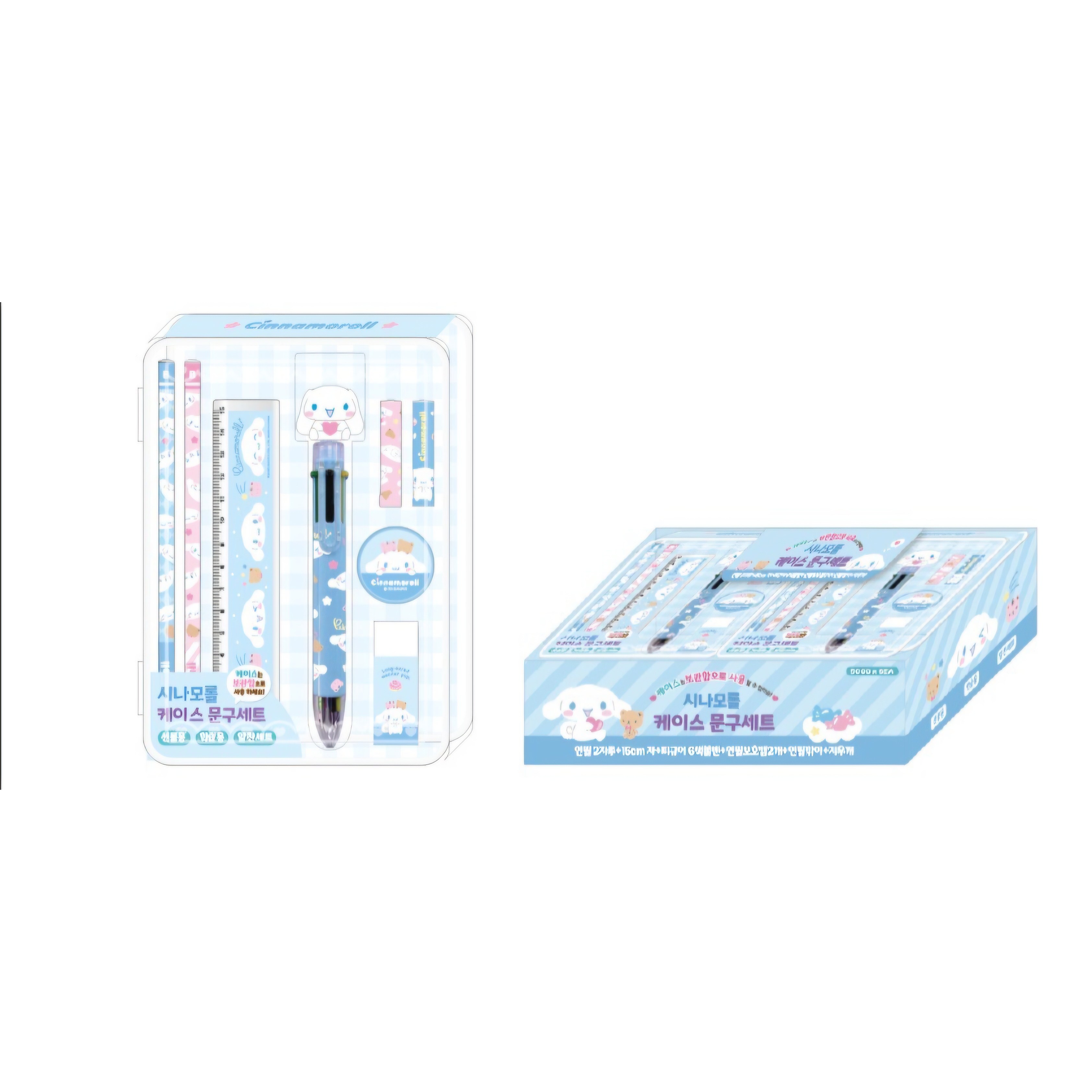 산리오캐릭터즈 쿠로미 마이멜로디 시나모롤 케이스 문구세트 20,160원