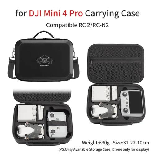 드론가방 DJI 미니 4 프로용 휴대용 케이스, 하드 EVA 보관 리모컨 박스, 여행 핸드백 보호 방수 숄더백 36,740원