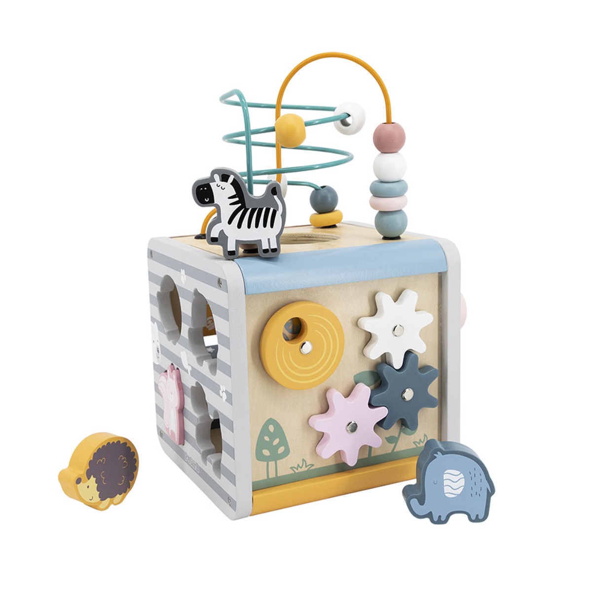 폴라비 유아 롤러코스터 구슬 놀이 원목교구 감각 촉각 발달 완구 53,670원