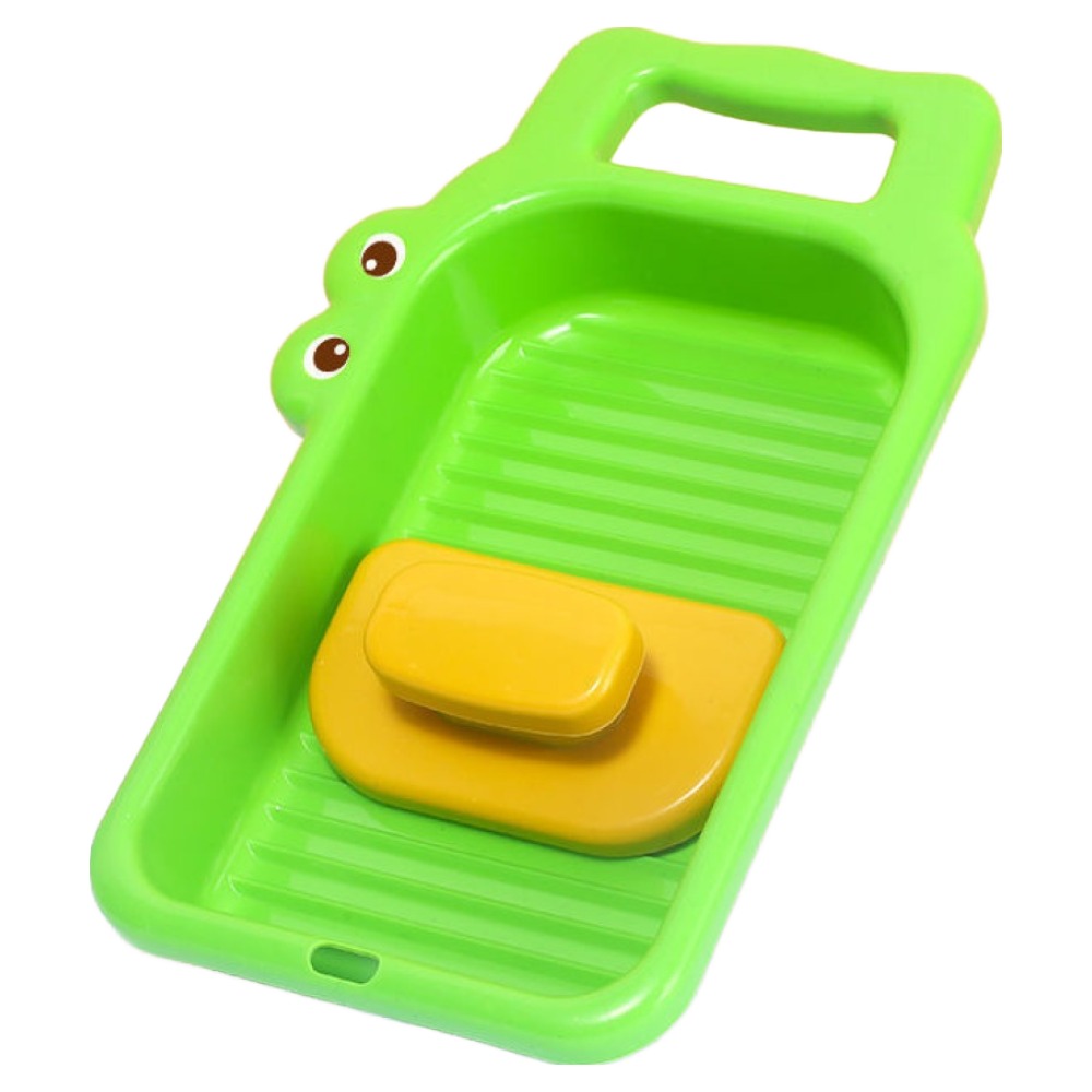 에스비 롤러형 속옷 양말 미니 손 빨래판 32 x 18 cm + 브러시 세트, 그린, 1세트 7,900원