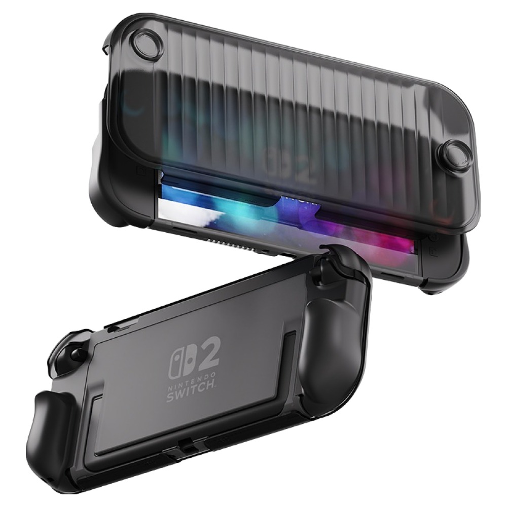 칸탐 닌텐도 스위치2 오닉스 그립 전면 커버 + 후면 케이스 세트, 블랙, 1세트, 단일상품 28,950원