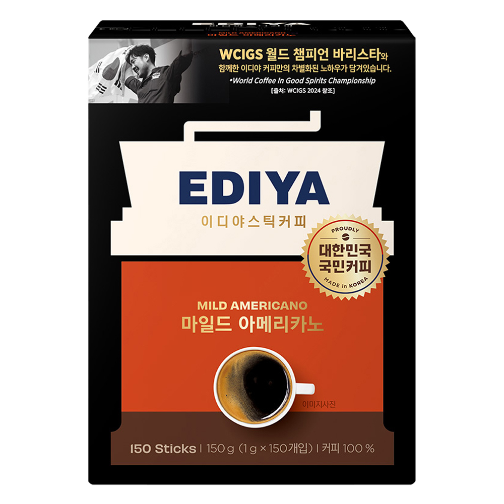 이디야 마일드 아메리카노 원두커피믹스 18,160원