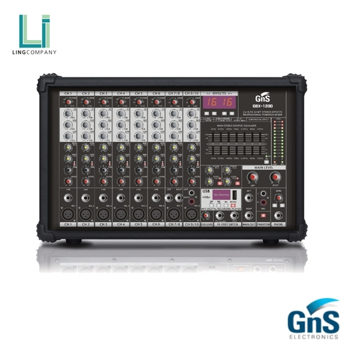 GNS GBX-1200 2채널 600W 파워드믹서 1,100,000원