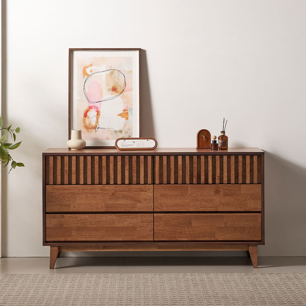 엘든 3단 와이드 안방 원목 드레스룸 옷 화장대 1200 서랍장 532,020원