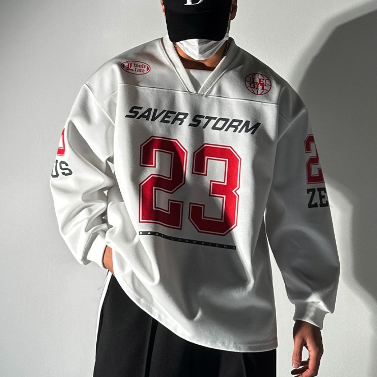 세이버 23 럭비 맨투맨 3COLOR 빅사이즈 짐웨어 도프룸 66,600원