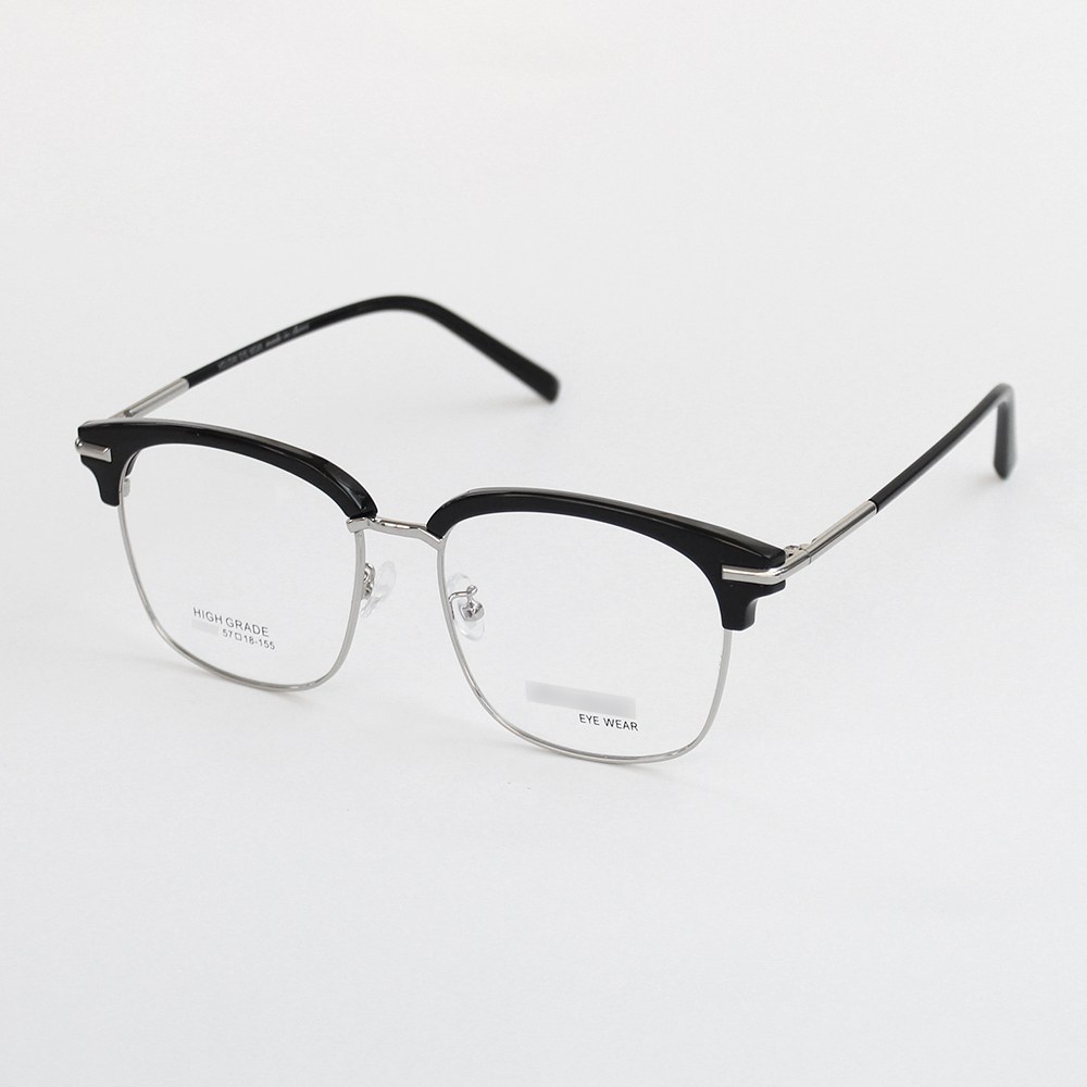 티타늄 남녀공용 하금테 사각 안경테 32,000원
