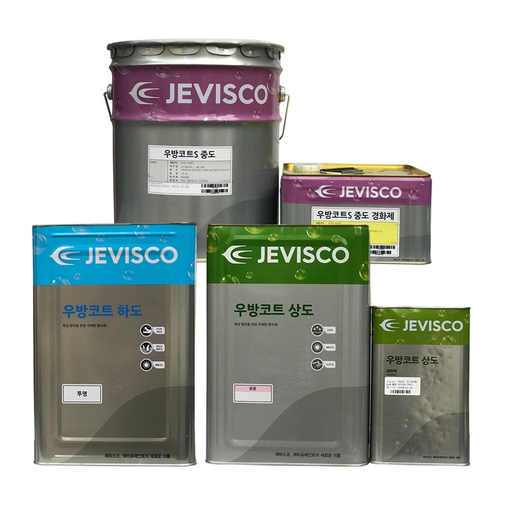 제비스코 옥상방수 우레탄 페인트 모음 우방코트 방수 101,400원