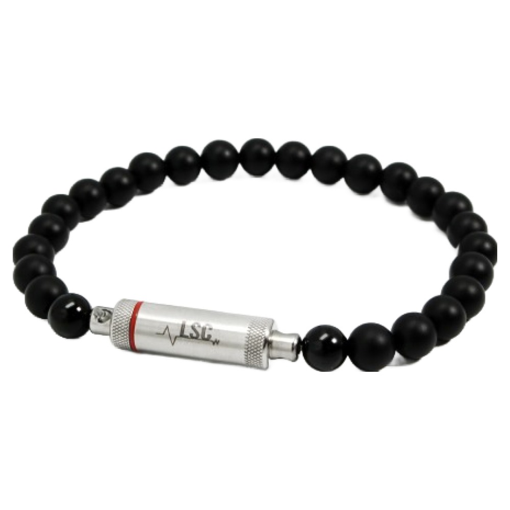 생명캡슐 LSC 오닉스(무광) 무료각인 협심증약 심근경색 스텐트시술 설하정 니트로글리세린 휴대 팔찌 75,000원