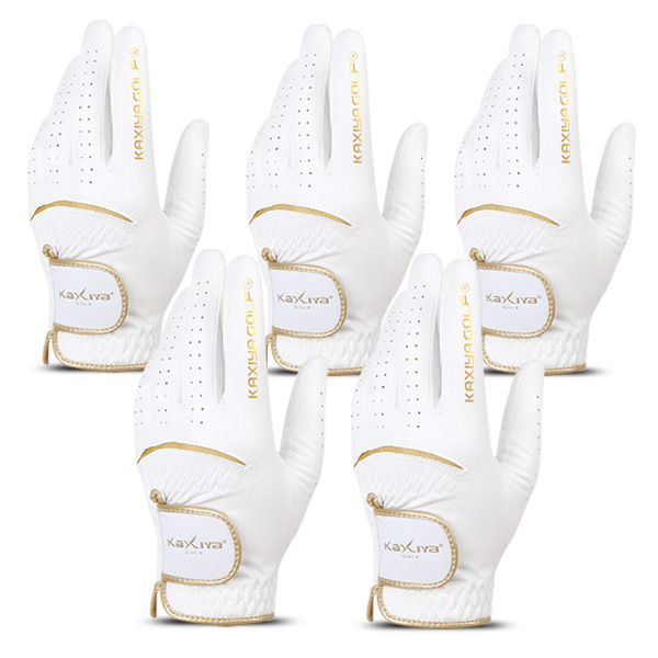 [KAXIYA] 카시야 세탁가능 골든라벨 골프장갑 남성용 왼손 5장 22,900원