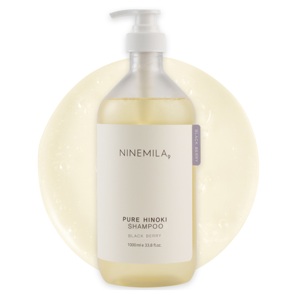 나인밀라 퓨어 히노끼 샴푸 블랙베리 향, 1L, 1개 13,900원