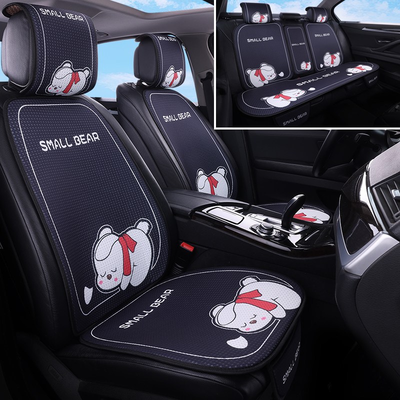 ANYOU 캐릭터 자동차시트커버 사계절 공용 벌집망 프린트 린넨 통기성 3D 원단 12종 세트 49,800원