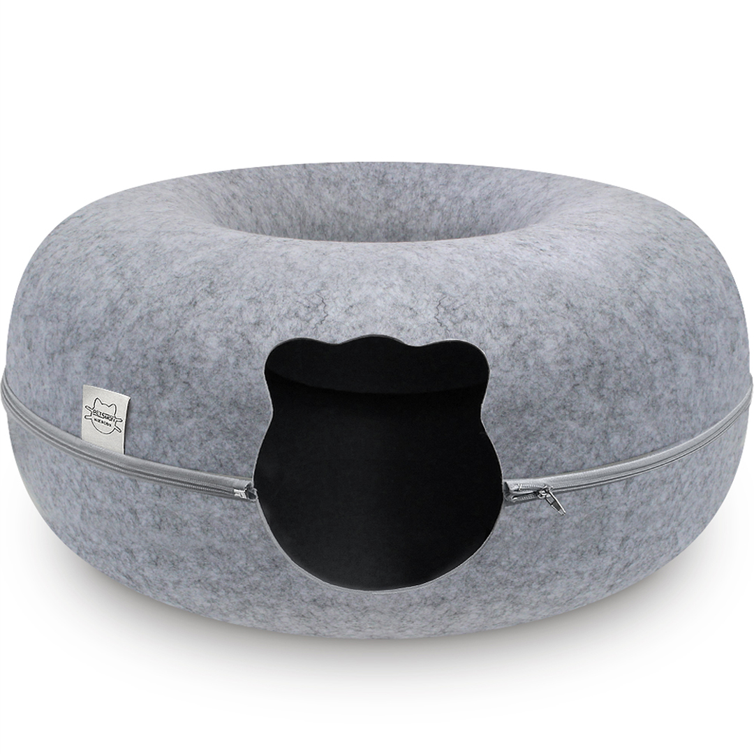 펫츠몬 고양이용 도넛형 원 홀 펠트 터널 숨숨 하우스 23,070원