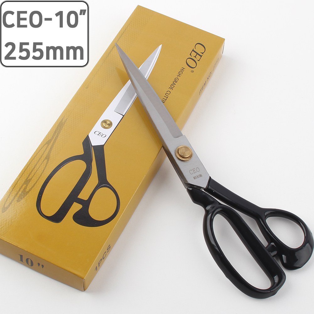 Joeunmall 프리미엄 재단가위 10호 260 원단가위 재봉 수예, 1개, 10"(260mm) 10,900원